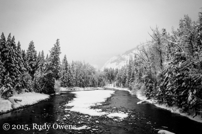 Methow River Winter Photo