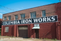Now closed, Columbia Iron Works
