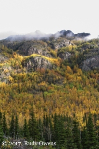 Yes, this is real, and it's just one of many mountainsides in Chugach State Park.