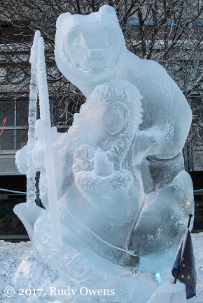 Ice Sculpture, downtown Anchorage