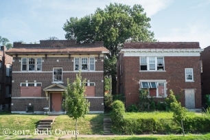Apartments in disrepair in south central St. Louis