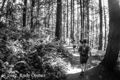 Trail Runners, Forest Park Portland (taken with a GoPro)